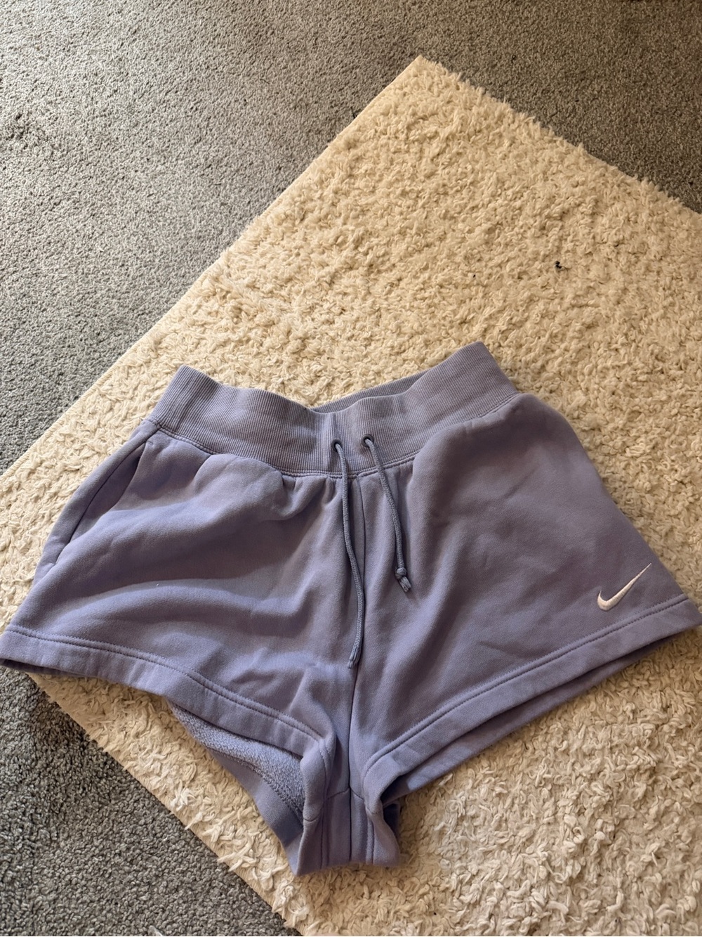 Nike Women’s Lavender Drawstring Sweat Shorts